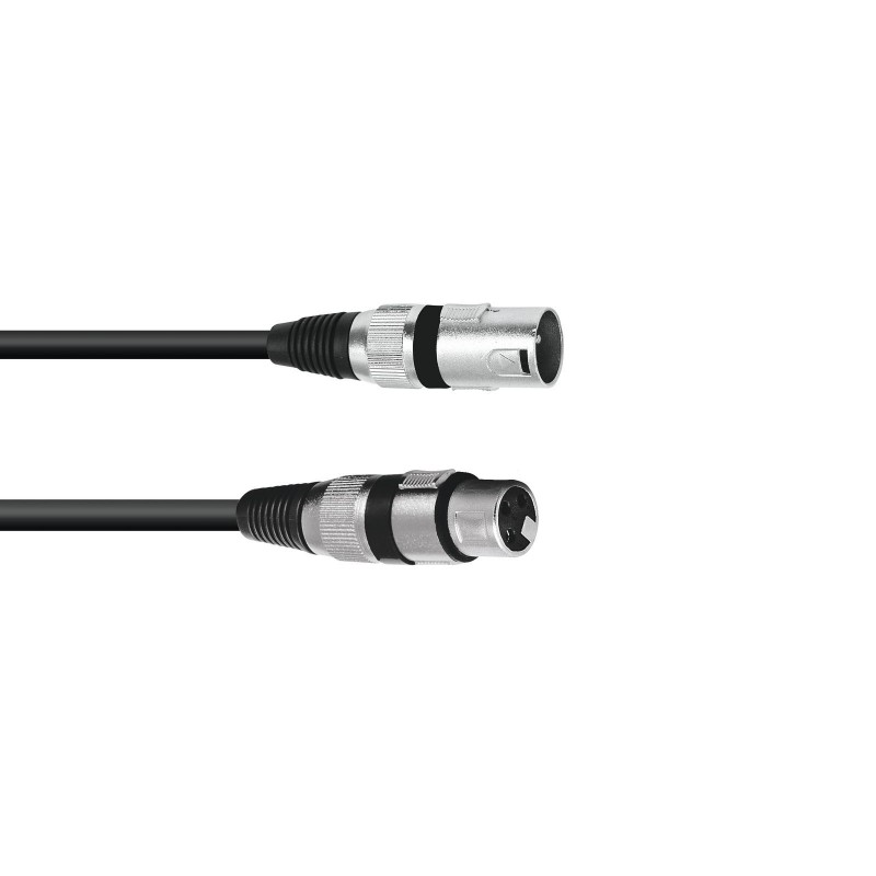 OMNITRONIC XLR cable 3pin 3m bk